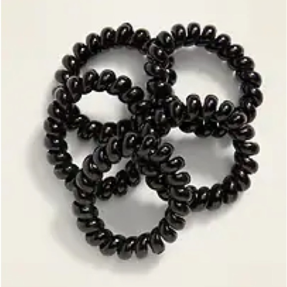 🆕 & Unopened Black Spiral Hair Ties